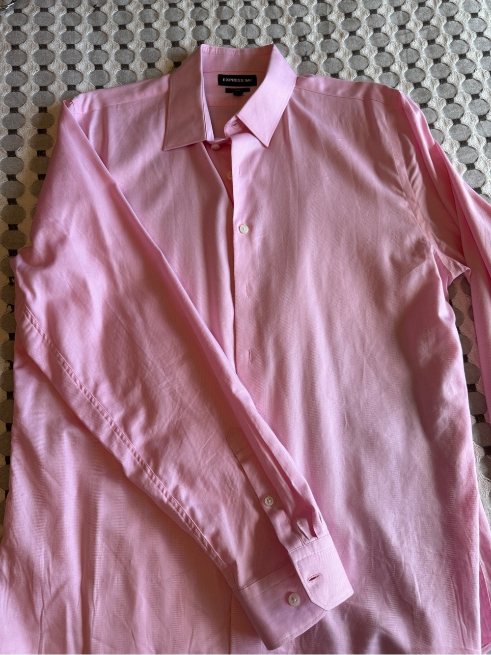 Express Men’s Light Pink Dress Shirt